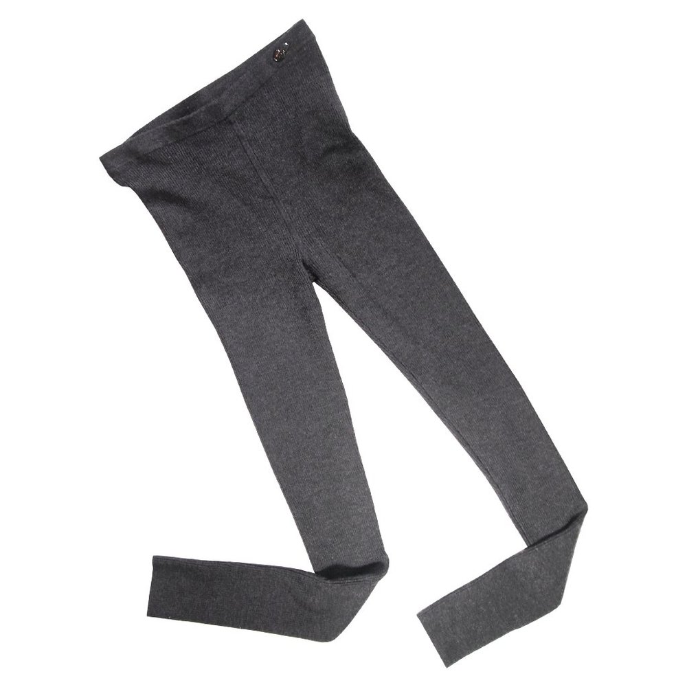 Tory Burch Cozy Sweater Knit Legging Pants, Ladies Size Small, Charcoal Gray